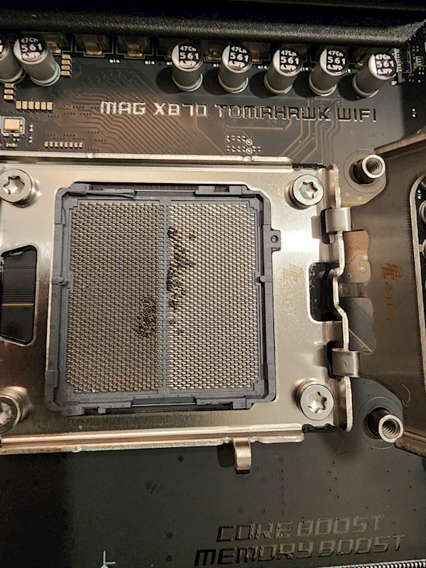 銳龍7 9800X3D首次燒毀：微星官方回應正在調(diào)查