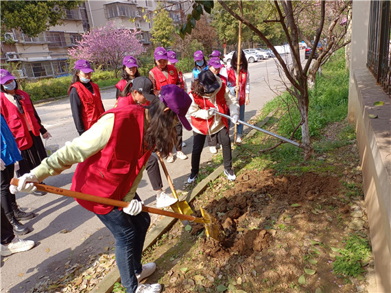馨康苑社區(qū)開展“牽手共建”綠化修補(bǔ)行動(dòng)