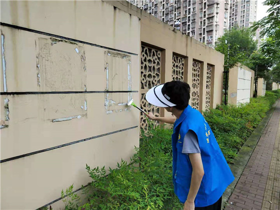 蛇盤社區(qū)：去“皮癬” 護市容