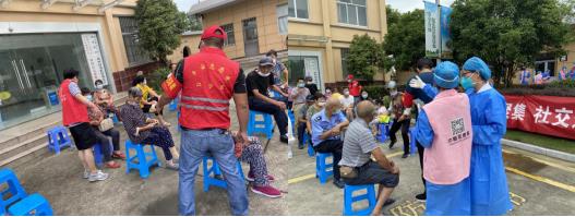 防疫有我 請(qǐng)您放心！三界村高效率完成第三次核酸檢測(cè)