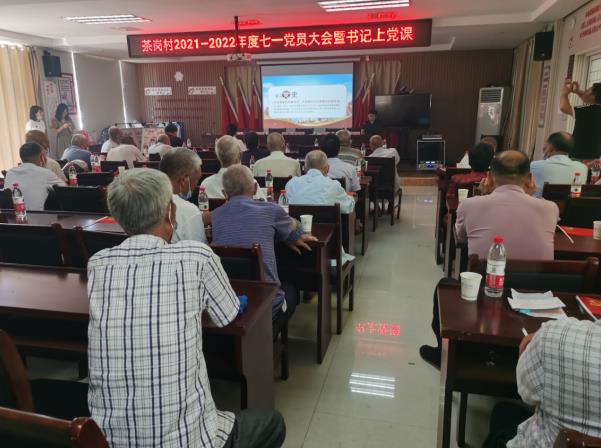 紅船依舊 初心不變 茶崗村開展七一主題活動